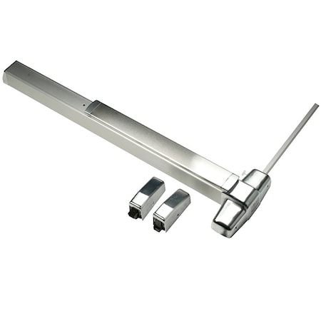 Von Duprin Grade 1 Surface Vertical Rod Exit Bar, Wide Stile Pushpad, 48-in Panic Device, 84-in Door Height, Ex QEL9927EO 4 26D LBR